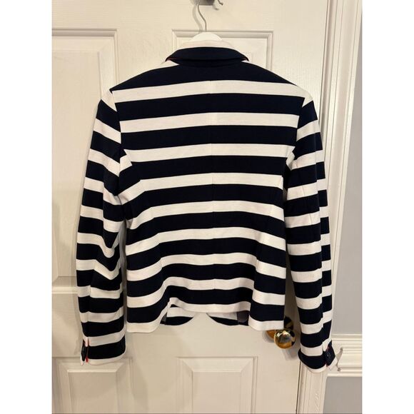 GAP The Academy Blazer Black & White Stripe Blazer sz 6 NWOT - Picture 7 of 8